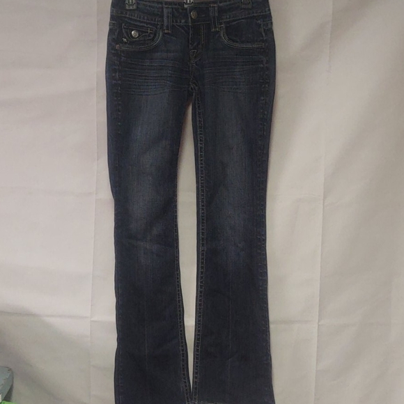 MEK Denim Nagoya Boot Cut Jeans distressed - Picture 2 of 14